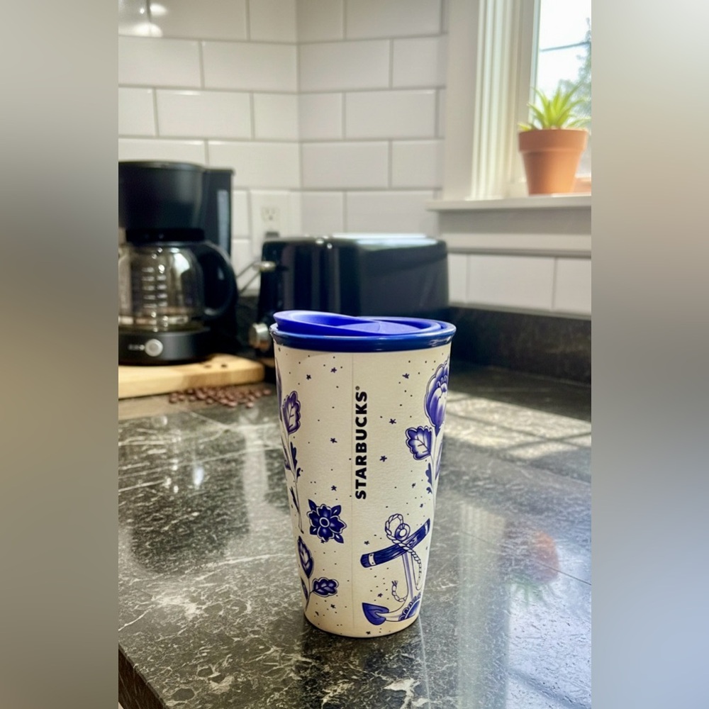 New Starbucks Mermaid Siren Tattoo 2016 Ceramic 12oz Travel Tumbler